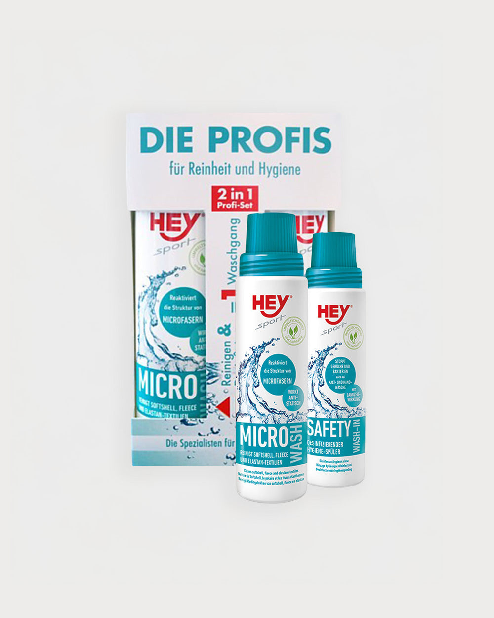HEY SPORT® Micro Wash & Safety Wash-In