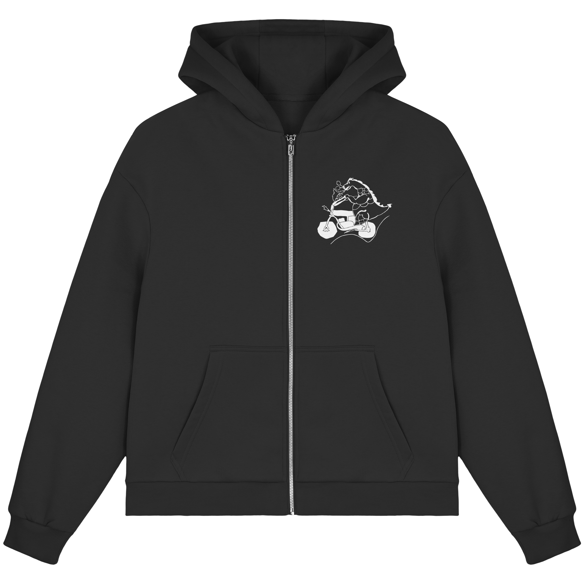 MCWindsberg weis - Fluffy Boxcut Zipper