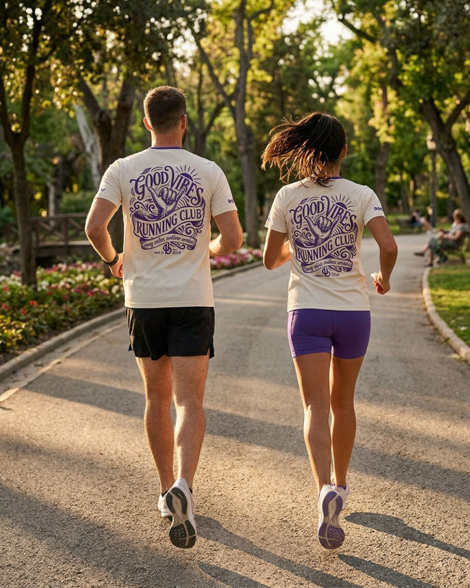 Good Vibes Runningclub Funktions-Laufshirts