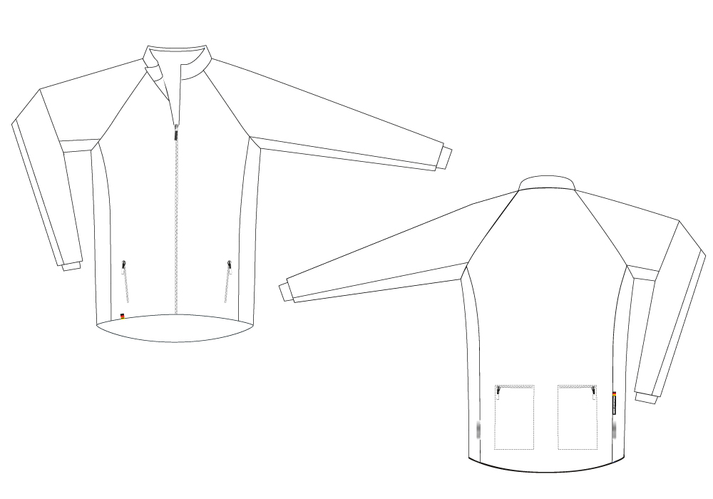 Wind Jacket SuperForm Sectional View