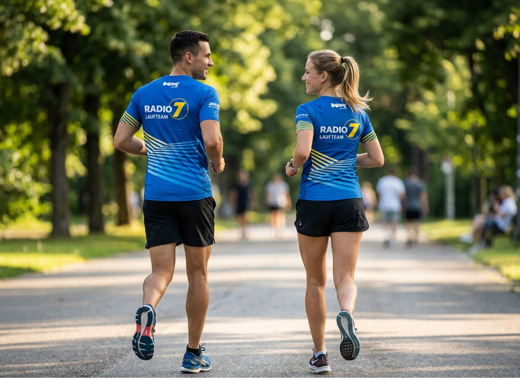 Zum dritten Mal offizieller Ausstatter des Radio 7 Laufteams