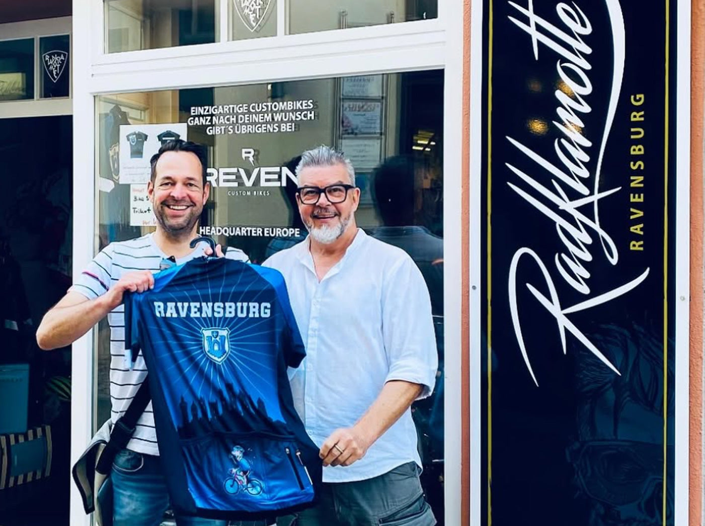 Exklusive Ravensburg-Stadttrikots für Radklamotte