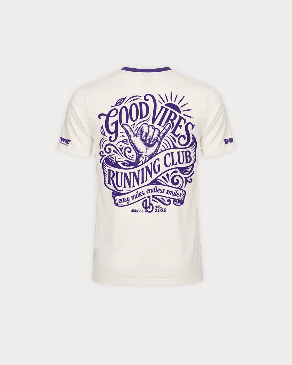 Good Vibes Runningclub Funktions-Laufshirts