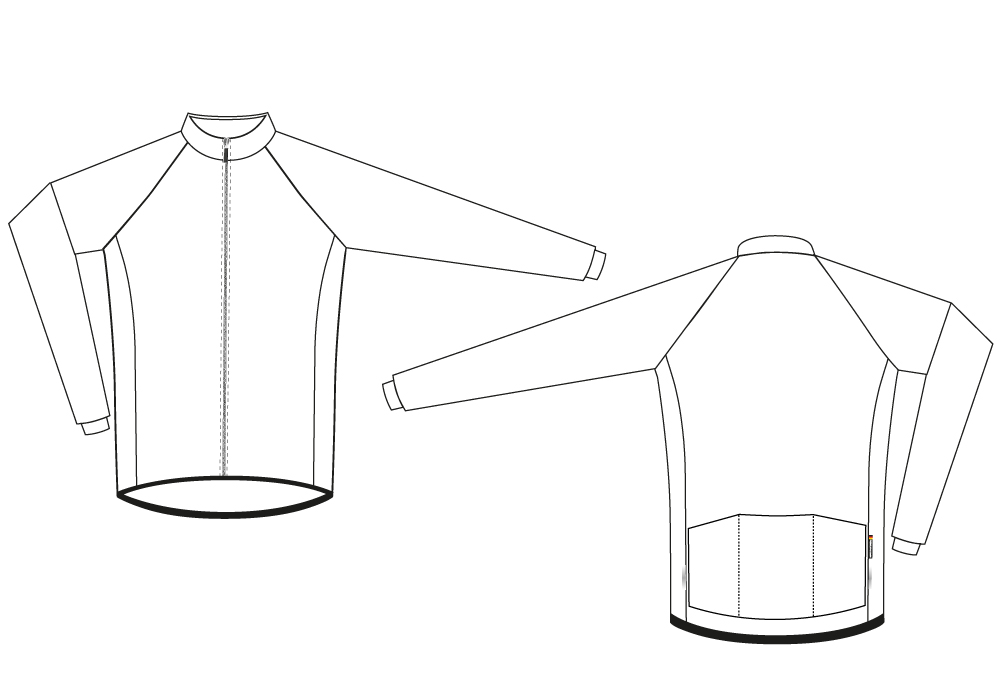 Superform Long-Sleeve Jersey  Sectional View