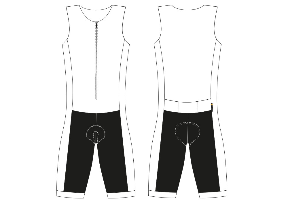 Triathlon Suits Sectional View