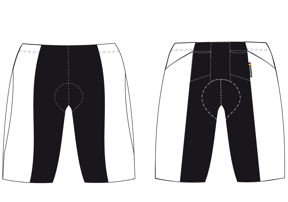 Sectional View Tri Short