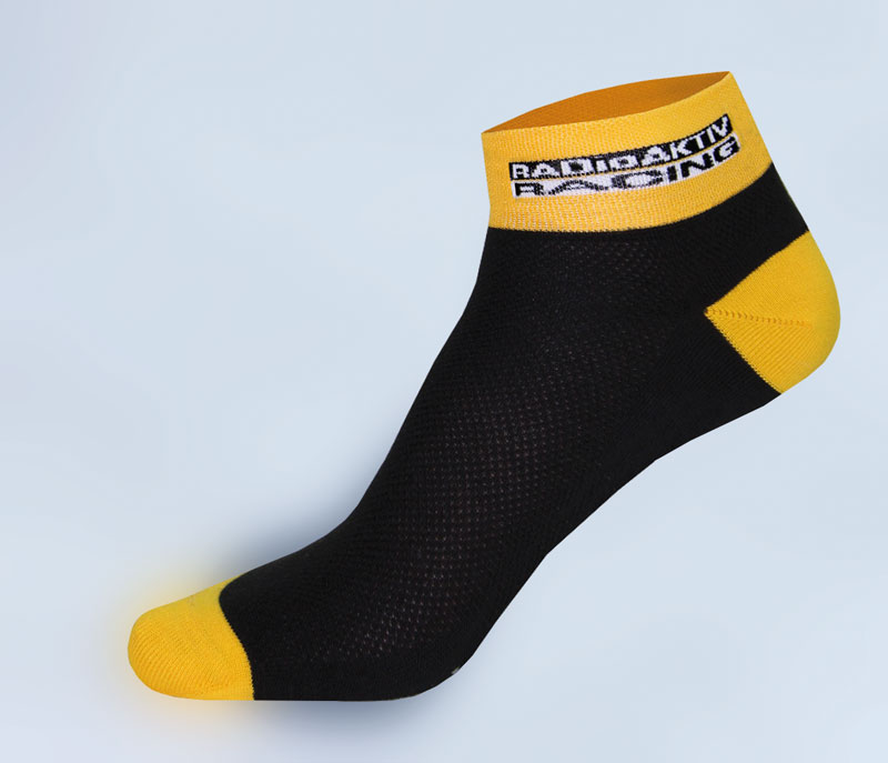 Cycling Sock Dowe Yellow Black