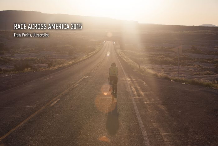 DOWE Sportswear beim Race Across America 2015 mit Ultracyclist Franz Preihs