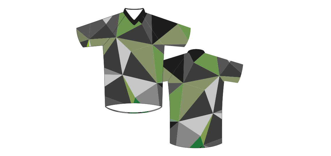 Dowe Sportswear - Designvorlage für Jerseys - Polygone