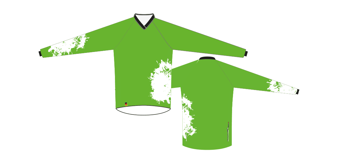 Dowe Sportswear - Designvorlage für Jerseys - grün-weiß