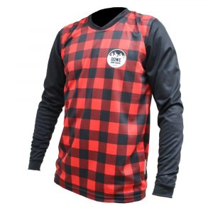 DOWE MTB/Enduro Jersey Gravity Jersey Red Checkered