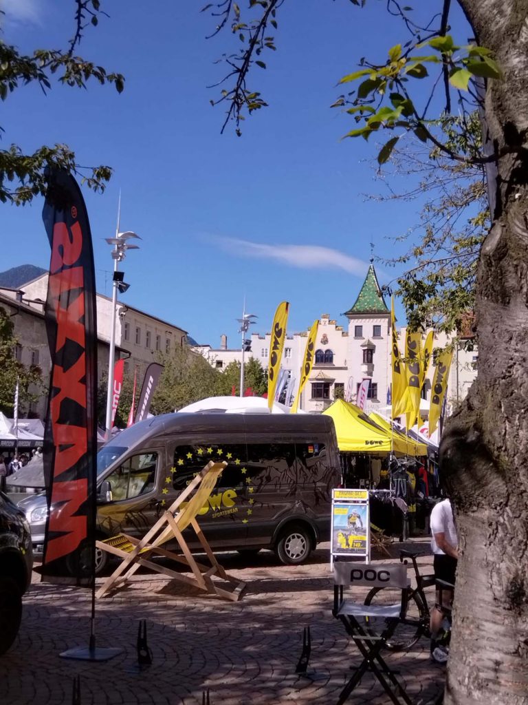 DOWE beim Biketestival Brixen: Messestand